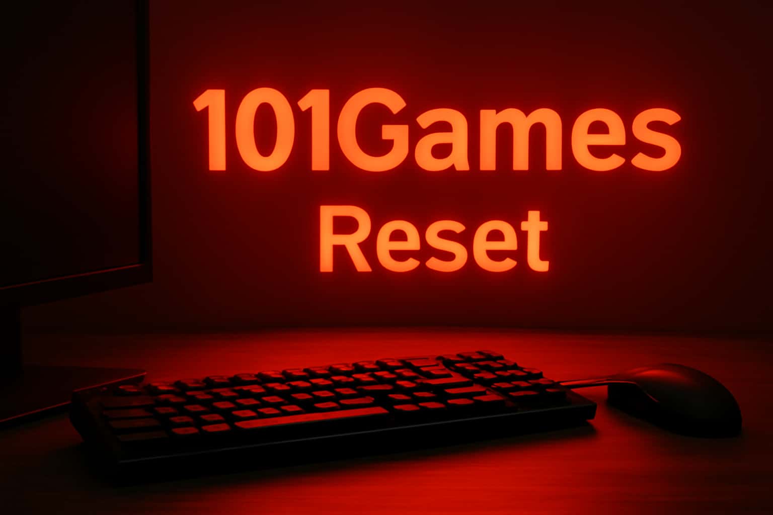 Visual representation of the 101Games Reset process in a secure environment.