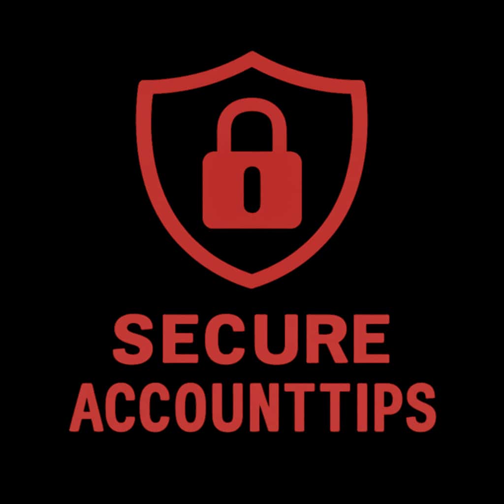 A professional badge illustrating secure account practices for 101Games.