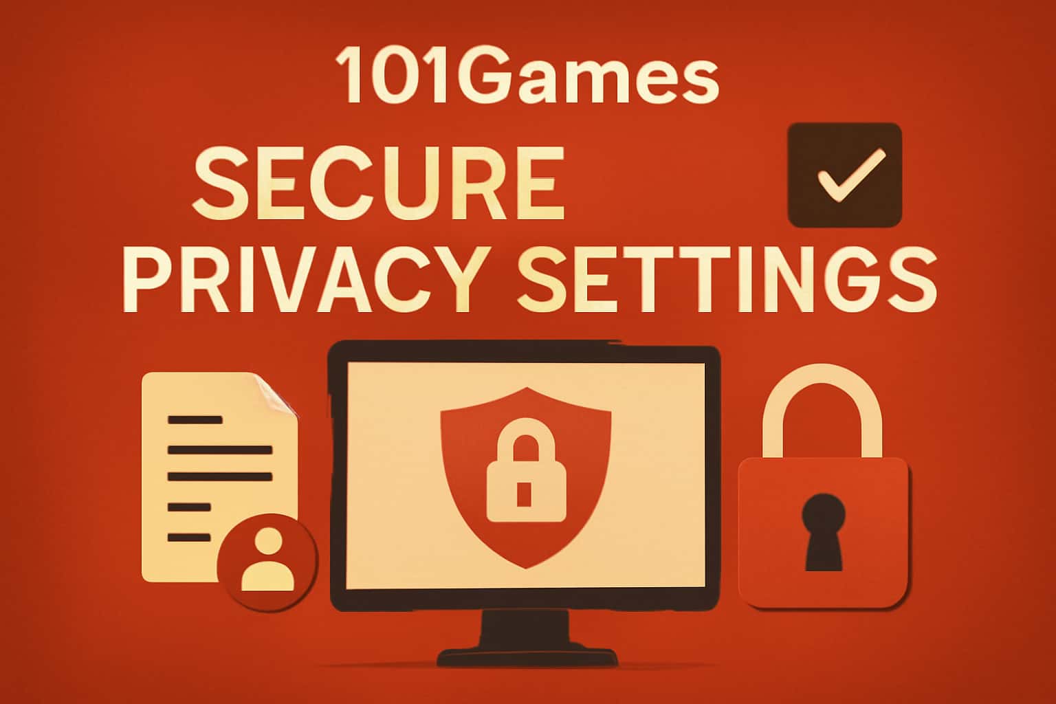 An informational graphic depicting 101Games Privacy Settings.