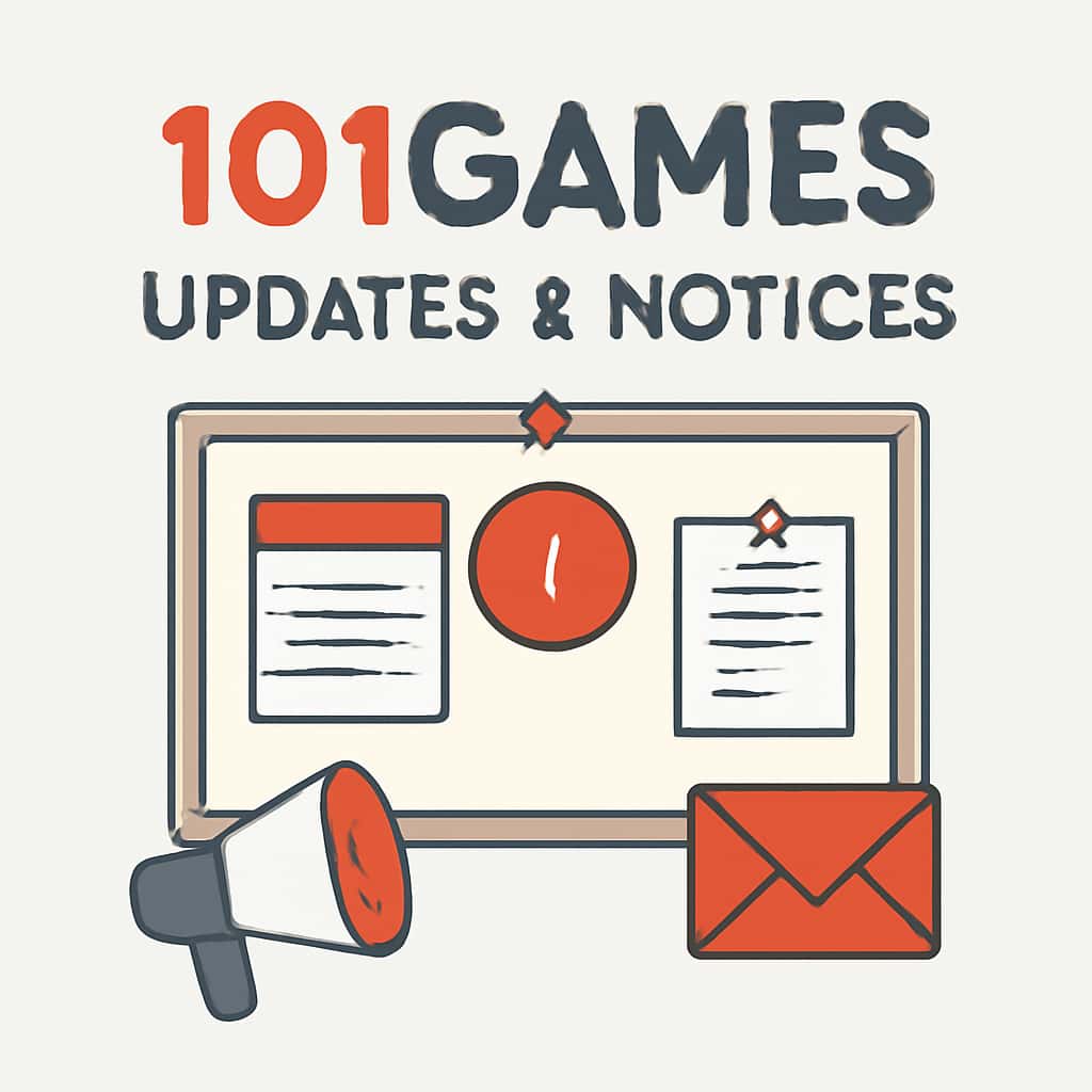 An educational diagram related to 101Games Updates & Notices.